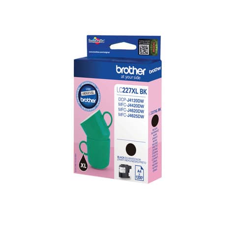 Cartuccia inkjet alta resa LC-227 Brother nero LC-227XLBK